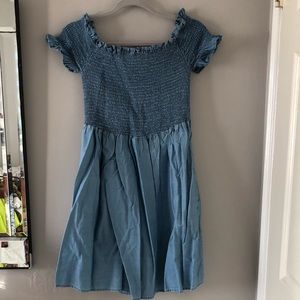 Short jean like material dress